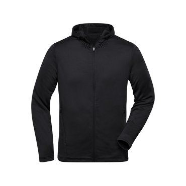 Sudadera deportiva con capucha y cremallera reciclada unisex JN532