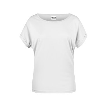 Camiseta cuello de pico orgánica mujer JN8005