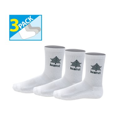 Calcetín medio deportivo pack de 3 Ud. Caña