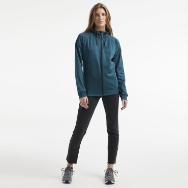 Sudadera deportiva con capucha y cremallera reciclada mujer ADV Unify FZ