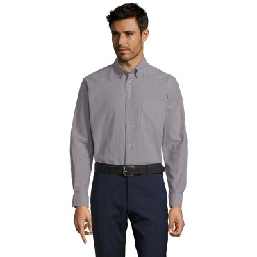 Camisa Oxford de manga larga Easycare hombre Boston