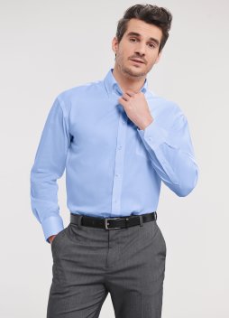 CAMISA NO-PLANCHA MANGA LARGA HOMBRE — Maxport Vestuario Laboral