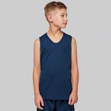 Camiseta de baloncesto sin mangas niño PA461