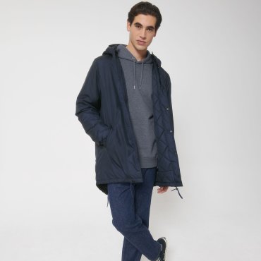 Parka con capucha tejido reciclado unisex Padded Parker