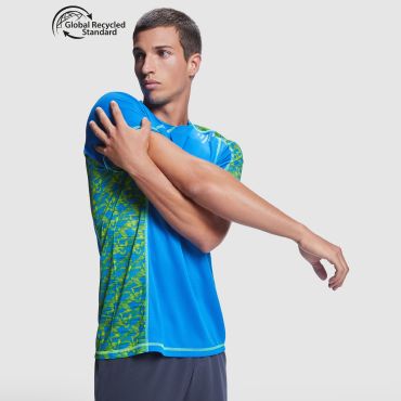 Camiseta deportiva reciclada estampada hombre Sochi