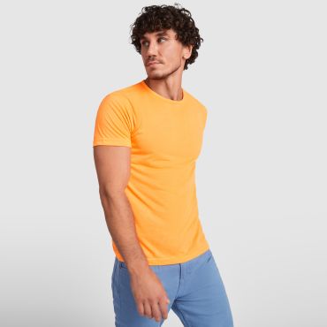 Camiseta básica barata flúor hombre Akita