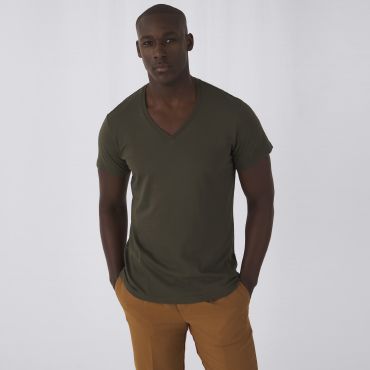 Camiseta cuello de pico orgánica hombre TM044 V Men