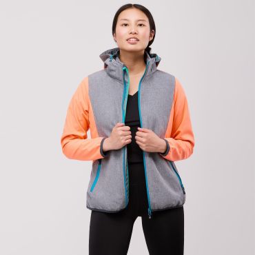 Softshell con capucha combinado mujer Combi Tri Hood 2