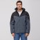 Softshell con capucha combinado unisex Combi Tri Hood. .