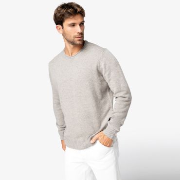 Jersey de lana merina orgánico hombre NS910