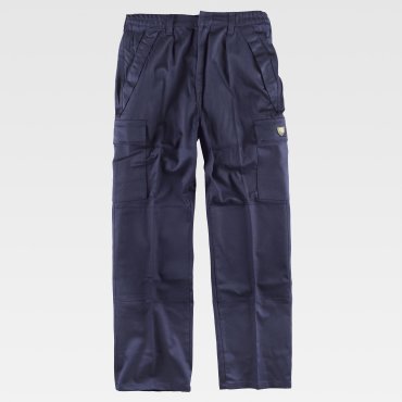 Pantalón de trabajo ignifugo multibolsillos unisex B1490