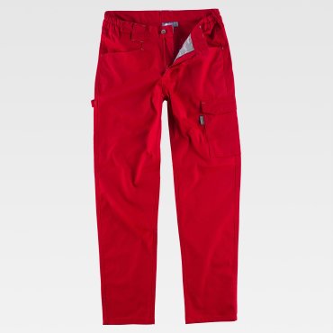 Pantalón de trabajo multibolsillos elástico unisex B4030