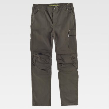 Pantalón de trabajo de tejido elástico unisex B4031