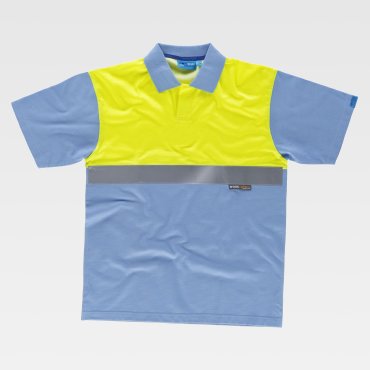 Polo de alta visibilidad antibacteriano unisex C3441