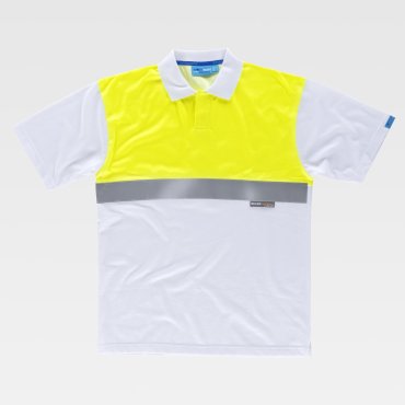 Polo de alta visibilidad antibacteriano unisex C3441