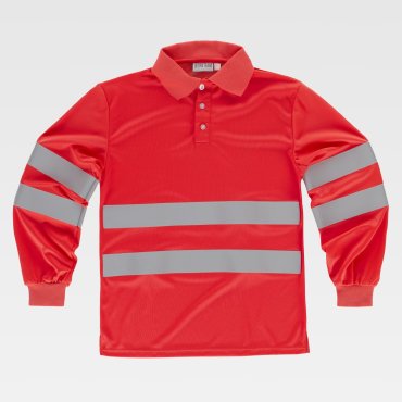 Polo de alta visibilidad manga larga unisex C3837