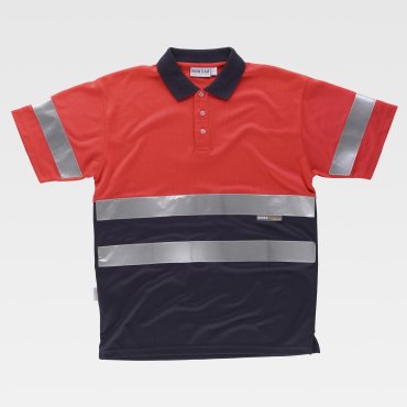 Polo de alta visibilidad combinado unisex C3867