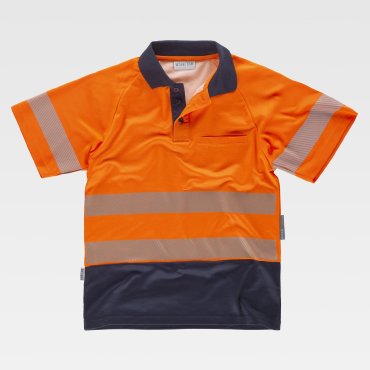 Polo de alta visibilidad combinado unisex C3895