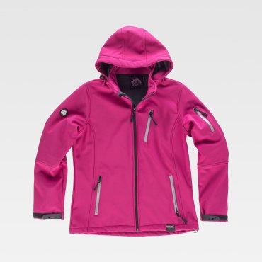 Chaqueta softshell con capucha mujer S9497