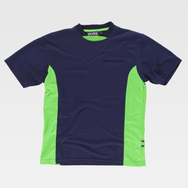 Camiseta de trabajo con bolsillo unisex WF1616