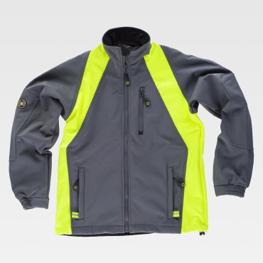 Chaqueta softshell laboral combinada unisex WF1640