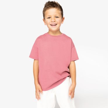 Camiseta oversize orgánica niño NS340