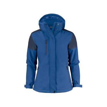 Chaqueta softshell con capucha desmontable reciclada mujer Prime padded softshell Ladies