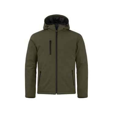 Chaqueta softshell con capucha hombre Padded