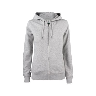 Sudadera con capucha y cremallera orgánica mujer Premium OC Hoody Full Zip Ladies