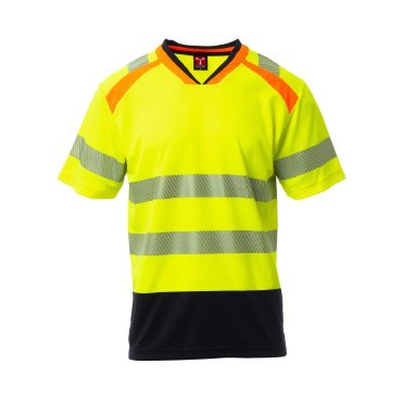 Camiseta reflectante de alta visibilidad bicolor unisex Alley