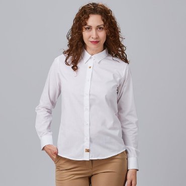 Camisa reciclada manga larga mujer Idara