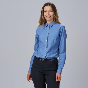 Camisa oxford manga larga mujer Redline