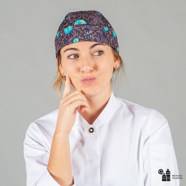 Bandana microfibra reciclada estampada Planet