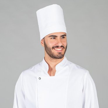 Gorro de chef alto