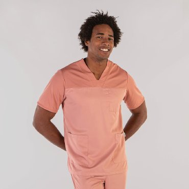 Casaca sanitaria hombre Izan Peach