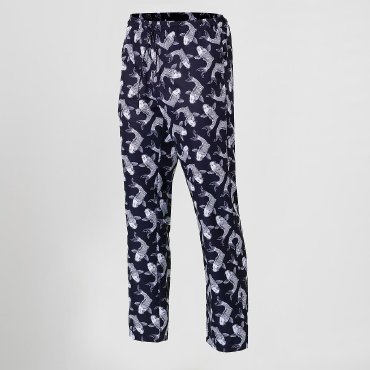 Pantalón de cocinero microfibra estampado unisex