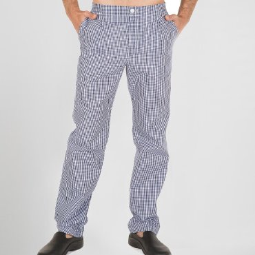 Pantalón de cocinero Vichy unisex