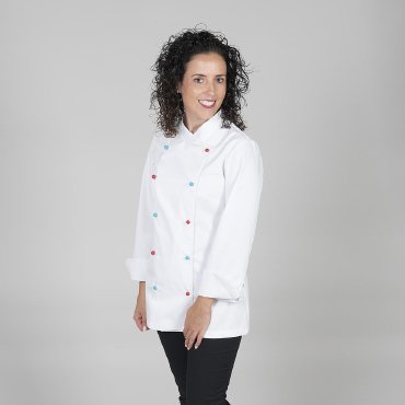 Chaqueta cocina manga larga mujer Niza