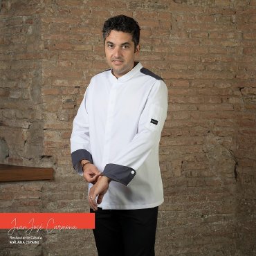 Chaqueta cocina manga larga hombre Helios