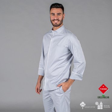 Chaqueta cocina manga larga reciclado-orgánico unisex Beltran