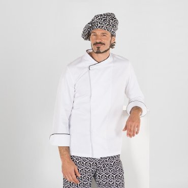 Chaqueta cocina manga larga hombre Abad