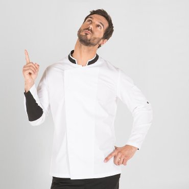 Chaqueta cocina manga larga combinada unisex Aragón