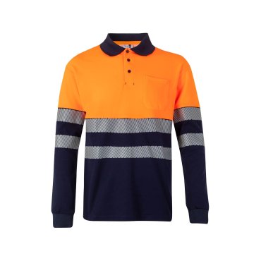 Polo alta visibilidad algodón bicolor unisex 305525