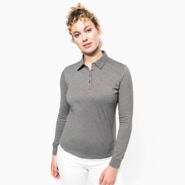 Polo manga larga mujer K265