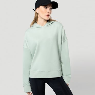 Sudadera con capucha reciclado mujer K494