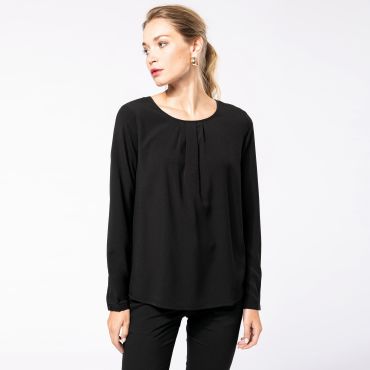 Blusa manga larga mujer K5003