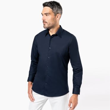 Camisa manga larga popelina hombre K513