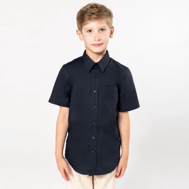 Camisa manga corta popelina niño K520