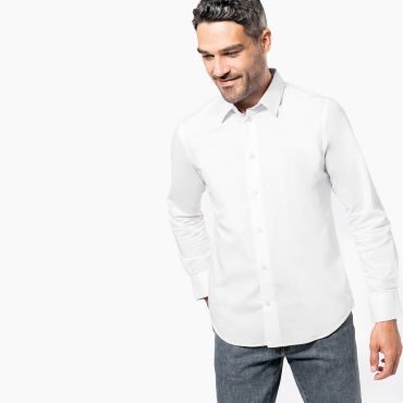 Camisa strech manga larga hombre K529