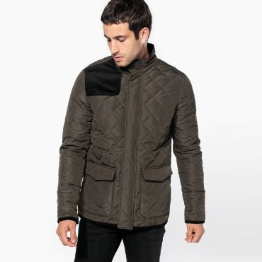 Chaqueta acolchada de rombos hombre K6126